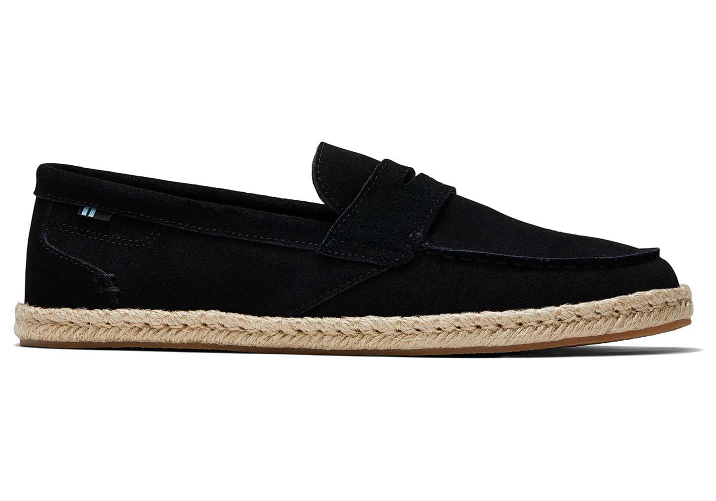 Toms Stanford Espadrille Black - Mens - 97264-RNOU